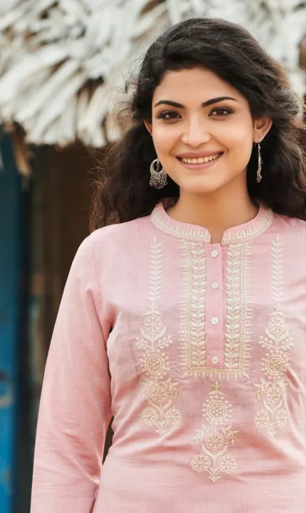 FuLoo's%20Serein%20Pure%20Cotton%20Designer%20%20Kurti%20in%202%20set%20%20for%20Women#01%20-%20Image%203