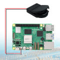 【2025 Version】 For Raspberry Pi 5 RTC Battery Box Real Time Clock Holder Real-time Clock Battery Kit with Battery/without Battery for RPI 5 Pi5. 