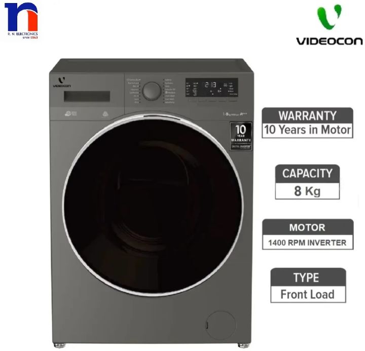 Videocon%208%20Kg%20Inverter%20Front%20Loading%20Washing%20Machine%20Fully%20Automatic%20-%20Image%203