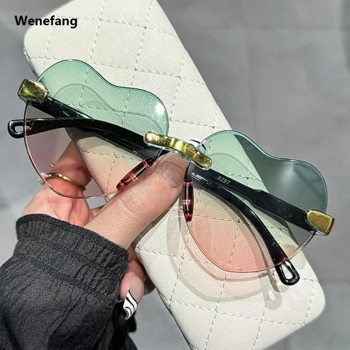 Wenefang%20Rimless%20Heart-Shaped%20Sunglasses%20Designer%20UV%20Protection%20Fashion%20Rimless%20Sun%20Glasses%20UV400%20Gradient%20Lens%20Love%20Heart%20Shades%20for%20Women%20Men%20Beachwear%20Casual%20Accessories%20Summer%20Fashion%20-%20Image%208