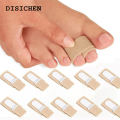 DISICHEN Sales promotion Toe Finger Straightener Hammer Toe Tape Hallux Valgus Corrector Bandage Toe Separator Splint Wraps Foot Care Supplies New. 