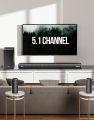 Mivi NEX 800 Soundbar With Sub woofer, 800W, Dolby Audio Surround Sound, 800 W Bluetooth Soundbar  (Black, 5.1 Channel). 
