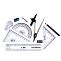 Doms Geofine | Mathematical Drawing Instruments | Set of 10 Geometry Tools. 