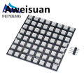 Aweisuan Matrix 8x8 64 DIY GyverLamp WS2812B LED Digital Flexible Individually Addressable Panel Pixel Light Display Board DC5V. 