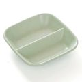 Creative Double-grid Tableware Kitchen Restaurant Sauce Dish Seasoning Container Dipping Bowls Appetizer Plates. 