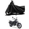 Bajaj Avenger Street DustProof Water Resistant with Double Mirror Pocket Bike Body Cover (Black). 