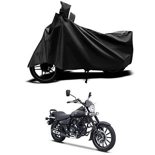 Bajaj Avenger Street DustProof Water Resistant with Double Mirror Pocket Bike Body Cover (Black)