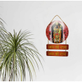 NEXO DECOR Jai Shree Ram Printed Mdf Wooden Wall Hanging Plates Arts 18 x 11 Inch. 