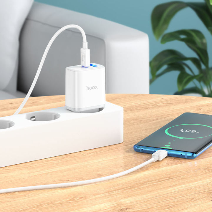 Hoco%20C105A%20PD%2020W%20Dual%20Port%20QC%203.0%20Charger%20for%20iPhone%20and%20Android%20-%20Image%204