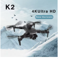 K2 4K HD Foldable Drone With Remote Control, Gesture & Obstacle Avoidance - Perfect For Kids & Adults, 3D Stunts, FPV Live Video, And Long Battery Life. 