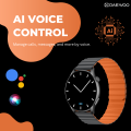 Daewoo Genz Flip Smartwatch | 1.43" AMOLED Display | Bluetooth Calling & Music | Double-Sided Strap (Orange & Grey) | 70+ Sports Modes | Health Tracking | AI Voice Assistant | IP68 Waterproof | Heart Rate & SpO2 Monitor | Fitness & Sleep Tracker. 