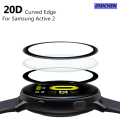 DISICHEN Curved Edge Screen Protector On For Samsung Galaxy Watch Active 2 Smartwatch 40mm 44mm Protective Soft TPU Clear Film Full Cover. 