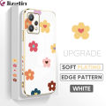 Jizetin for Realme 9 Pro / OnePlus Nord CE 2 Lite 5G Back Cover With Free Lanyard Fall Flowers 6D Plating Silicone Phone Case. 