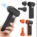 Portable 130000RPM Mini Violent Turbo Fan Brushless Motor Four Wind Speeds Electric Air Duster Quiet LED Lighting Vacuum Cleaner Combustion Support. 