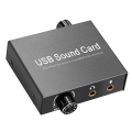 USB-C Sound Card Audio External 3.5mm Microphone Audio Adapter Soundcard for PC Laptop Headset USB Sound Card Easy Install. 