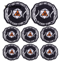 Wenefang 1PCS Horror Skull Embroiderd Patches Punk Horror Movie Embroidey Hot Selling Patch Iron On Patches For Clothing Jackets DIY Sewing Patch. 