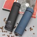 Life Portable Stainless Steel Vacuum Flask Thermos Coffee Cup Travel Water Bottle 450ml. 