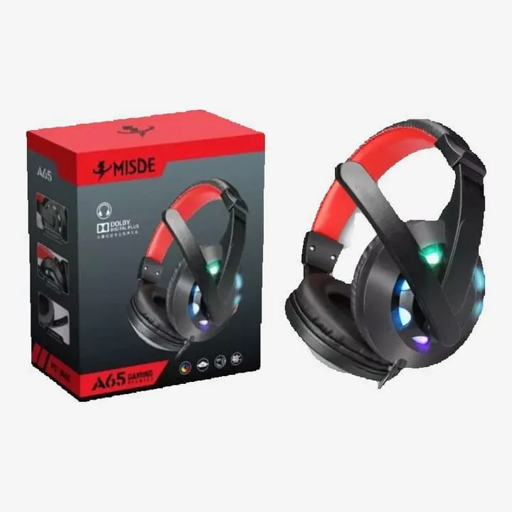 Microkingdom%20Mk819%20Gaming%20Headset%20-%20Black/Red,%20Noise-Cancelling,%20Multi-Platform%20Compatible%20-%20Image%202