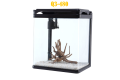 Aquarium For Fish, Fish Tank Set of Camry | C.A.Y, Curved Glass Aquarium | Q3-480 Model | 20 Gallon/ 106 Liter. 