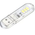USB LED White Amd Warm Lights Bulb 5V Power Input. 