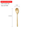 1 Piece Wooden Spoon Bamboo Kitchen Korean Style 9 Inch Natural Wood Soup Tableware Cooking Honey Coffee Spoon Mixing Spoon Encounter. 