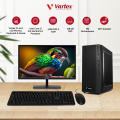 Vartex OfficePro-X441- Computer Set - Intel Core i3 3rd Gen, 4GB/8GB RAM, 128GB/256GB/512GB SSD, Windows 10, 19-inch LED Monitor, Keyboard & Mouse with Wi-Fi Connectivity. 