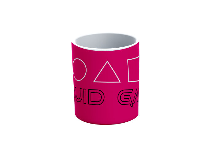 Anime Squid Game Inspired | Pink Printed| Ceramic Coffee Mug