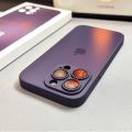 Deep Purple AG Matte Anti Scratch Case for iPhone 14 Pro Max Cover 6.7 inch with Lens Guard. 