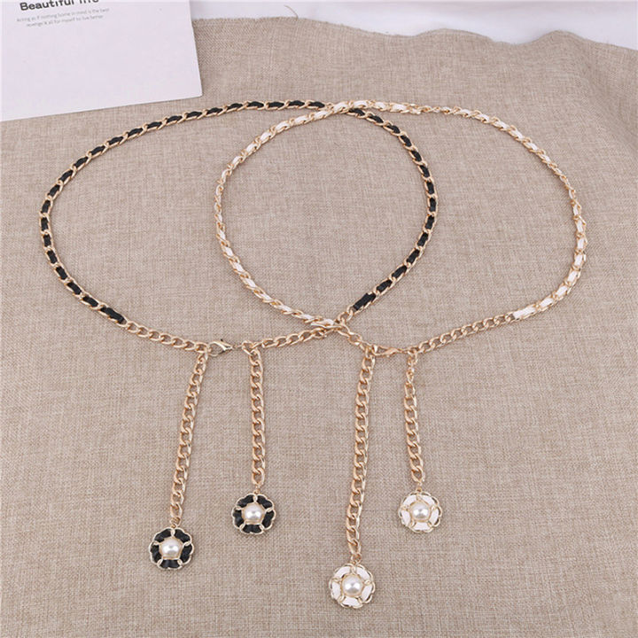 Chain Belts For Women Punk Style Metal Dress Decoration Waist Chain Ladies Designer Brand Clothing Accessories Cologo