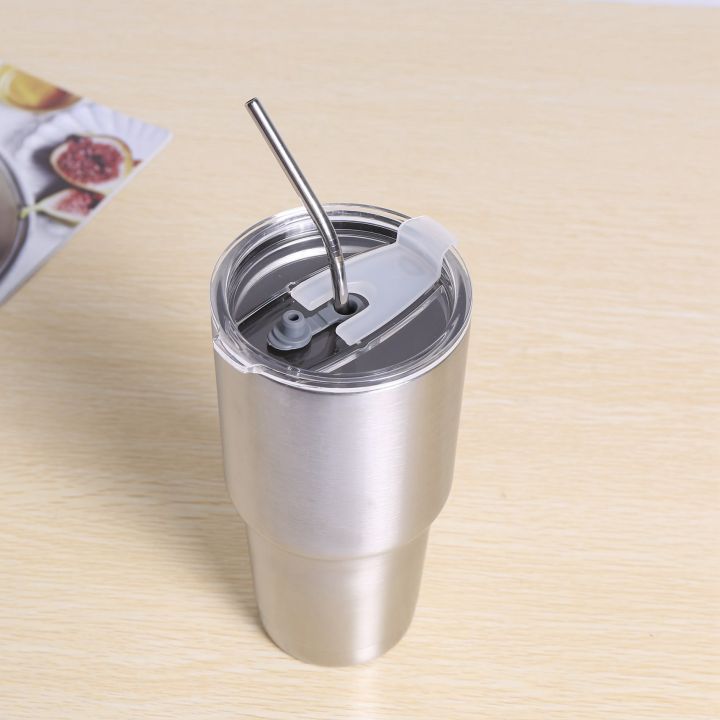 fasdaga%204X%20Tumbler%20Cup%20with%20Lid%20Straw%2030%20Oz%20Double%20Wall%20Vacuum%20Flask%20Insulated%20Beer%20Cup%20Drinking%20Thermoses%20Coffee%20-%20Image%205