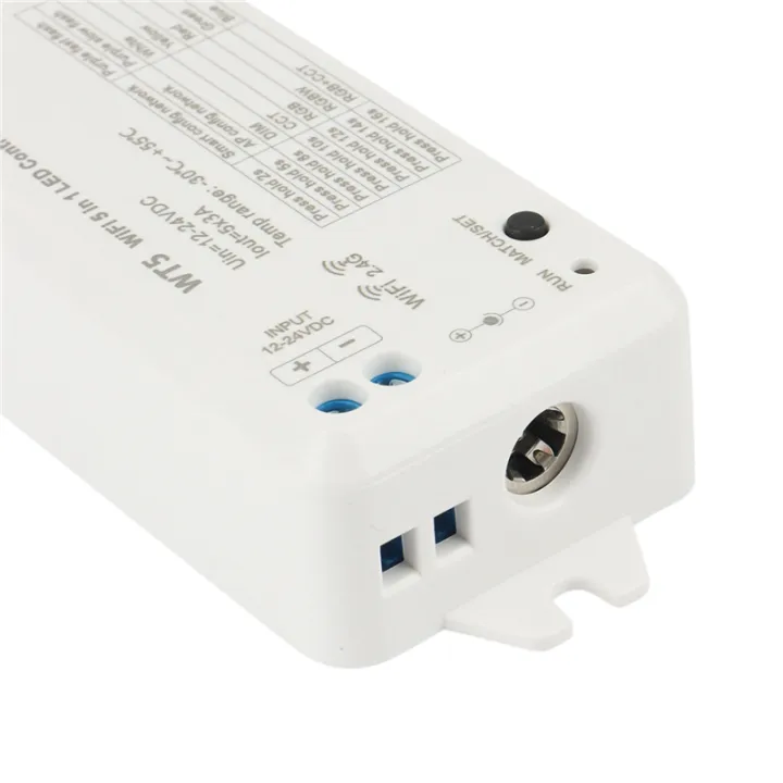 NAMUNY%202X%20Tuya%20LED%20Controller%205%20in%201%20Dimmer%20CCT%20RGB%20RGBW%20RGBWW%20RGBCCT%20Strip%20Smart%20Life%20Wifi%202.4G%20RF%20Remote%20Controller%2012-24V%20-%20Image%203