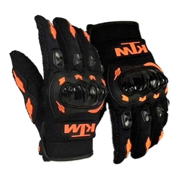 KTM Biker Full Motorcycle Riding Gloves