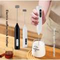 1 pc Milk Frother Handheld Egg Beater Foamer Coffee Maker Electric Mixer Mini Portable Blender Kitchen Tool. 