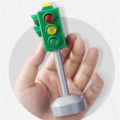 2X Mini Traffic Signs Road Light Block with Sound LED Children Safety Traffic Light Model Kids Traffic Light Toys. 