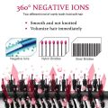 3 in 1 Hot Air Brush & Volumizer, One-Step Hair Dryer and Styler, Black Blow Dryer for Straight and Curly Hair,black. 