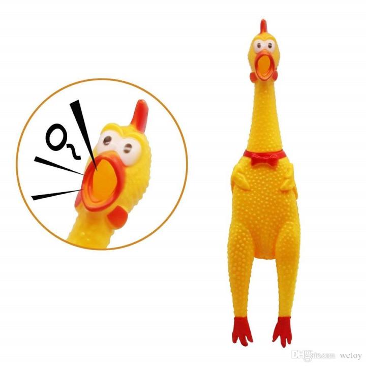 Screaming Rubber Chicken Squeeze Sound Toys For Small Kids Daraz