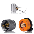 1 Set Camping Stove Adapter Butane Canister Refill Adapter Set Butane Canister Converter and Gas Refill Adapter for Camping Stove Backpacking Picnic. 
