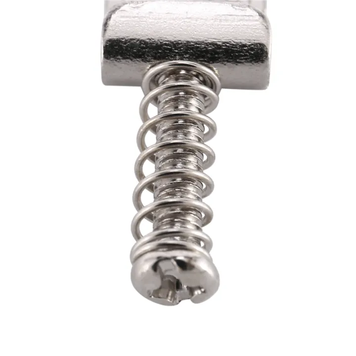 FORIDE%204X%20Guitar%20Bridge%20Saddles%20Roller%20Tremolo%20for%20Strat%20Tele%20Electric%20Guitar%20Accessories%20Silver%20-%20Image%203