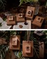 RHS Online 1PCS Flower Box Series Wooden Stamp Self Inking Seal Diary Journaling Decoration DIY Handmade Crafts Scrapbooking. 