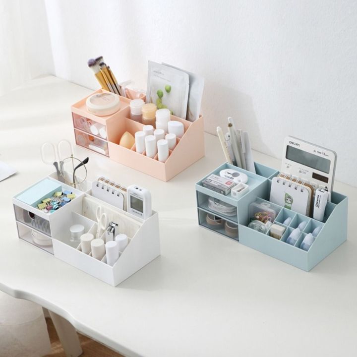 Cute%20Plastic%20Desktop%20Organizer%20Kawaii%20Nine%20Grids%20Cosmetic%20Makeup%20Organizer%20Drawer-type%20Office%20Supplies%20Storage%20Box%20Women%20Girl%20-%20Image%203