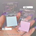 HOT BeliefMelief New style Monochrome Blusher Palette Peach Pink Blue Low Saturation Natural Matte Brighten Contour Milk Blush Dupes Rubor Korean Makeup. 