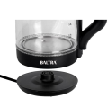 BALTRA Electric Kettle | Kessel | 1.8 ltr | 1500 watt | Auto cut function | Concealed heating element | Durable glass material body is BPA free | Cool touch handle with finger protector | Boil dry protection |12 months warranty. 