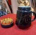 Black King  Printed  Ceramic Cup (Gift Item). 