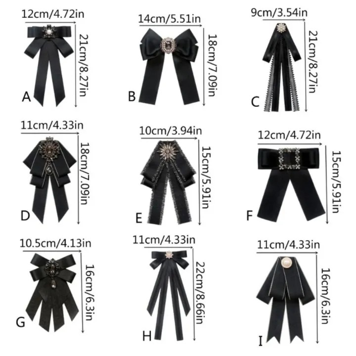 Fashion%20Polyester%20Ribbon%20Bowknot%20Brooch%20Pin%20Black%20Vintage%20Collar%20Pretied%20Necktie%20Clip%20Crystal%20Rhinestones%20Jewelry%20Bowtie%20Women%20-%20Image%202