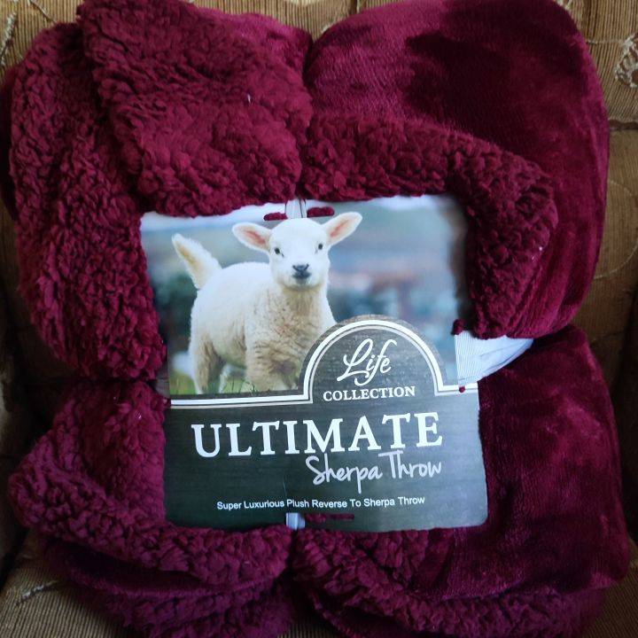 Ultimate Sherpa Throw Blanket