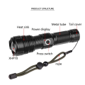 2X 1500 Lumens,Rechargeable Zoomable Torch with 5 Light Modes,Small Flashlight for Camping Hiking Fishing. 