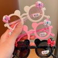 Cartoon Goggles Colorful Summer Sunglasses Childrens Sunglasses Clear Vision Party Kids Glasses Bow Cartoon Fashion Round Frame. 