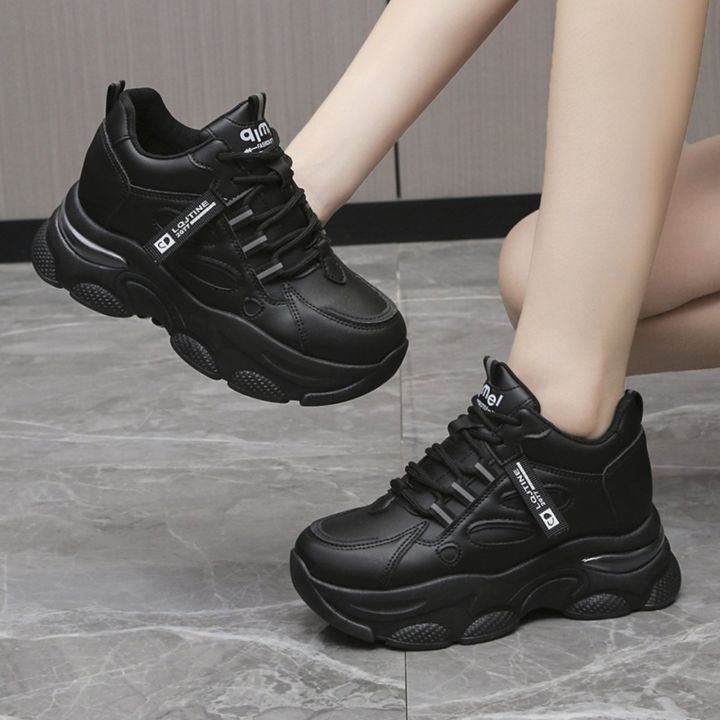 New%20Ins%20White%20High%20Heel%20Sneakers%20Women's%20Chunky%20Shoes%20Wedge%20Sneakers%20Girl%20Pink%20Platform%20Tenis%20Trainers%20Women%20Thick%20Soled%20Shoes%20-%20Image%204