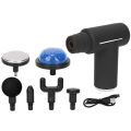 Rechargeable 6 Gear Hot And Cold Compress Digital Display Massage Gun. 