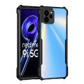 Realme 9i 5G - Transparent Hybrid Hard PC Back TPU Bumper Impact Resistant Case (Black, Transparent). 